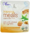 Plum Organics Baby Training Meals, Pasta with Chicken and Vegetables, 4-Ounce Pouches (Pack of 12)