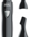 Wahl 9865-300 Deluxe Groomer Rechargeable Ear, Nose and Eyebrow Trimmer, Chrome