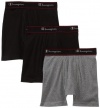 Champion Boys 8-20 Three Pack Boxer Brief, Assorted, Small