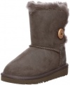UGG Australia Infants' Bailey Button Toddler Suede Boots,Grey,9 Child US