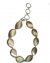 Gold Tone Pebble Design Necklace