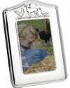 Williamsburg by Reed & Barton Farmyard Friends Silver Plate 4 by 6 Picture Frame