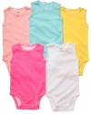 Carter's Girls Sleeveless 5-Multipack with Lace Trim (12 Months)