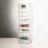 Clear Organizer Tower with 10 Removable Drawers