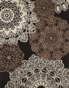 Liora Manne Ravella Crochet Round Rug, 8-Feet, Black