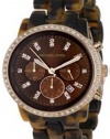 Michael Kors Women's MK5366 Showstopper Classic Chronograph Tortoise Watch