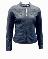Michael Kors Biker Leather Jacket