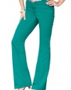 Roamans Women's Plus Size Invisible Stretch Colored Bootcut Jeans Denim 24/7
