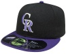 MLB Colorado Rockies Authentic On Field Alternate 59FIFTY Cap, Black/Purple