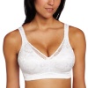 Playtex Women's 18 Hour Smooth N' Stylish Soft Cup Bra, White, 38D