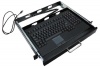 Adesso 19-Inch, 1U Rackmount Keyboard Drawer with Built-in Touchpad USB Keyboard (ACK-730UB-MRP)