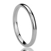 2MM Stainless Steel Comfort Fit Wedding Band Ring High Polished Classy Domed Ring ( Size 5 to 11)