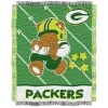 NFL Green Bay Packers Woven Jacquard Baby Throw Blanket