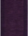Area Rug 2x8 Runner Solid/Striped Plum Color - Surya Mystique Rug from RugPal