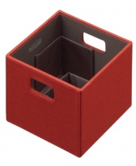 There's so much more in store. Perfectly complementing your space, this innovative and durable box looks good & organizes great with flex dividers that customize the interior to sort and order your belongings. The dividers simply pop open when you need them and pop back when you don't, creating order that makes it easy to find what you're looking for.