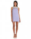 French Connection Women's Opal Ombre Dress, White/Lavender, 0