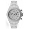Toy Watch White Monochrome Chronograph Watch with White Dial