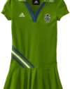 MLS Seattle Sounders FC Polo Toddler Dress (Rave Green, 4T)