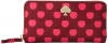 kate spade new york Flatiron Nylon Lacey Wallet,Bacchus Red New York Apple,One Size