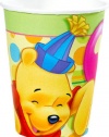 Poohs First Birthday 9oz Paper Cups Hot/Cold - 8/Pkg.