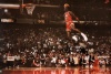 Michael Jordan Famous Foul Line Dunk Vintage Sports Poster Print - 24x36