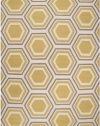 Area Rug 3x5 Rectangle Transitional Yellow-Cream Color - Surya Fallon Rug from RugPal