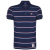 Adidas Originals Mens London 2012 Team GB Striped Polo Shirt - Dark Indigo - XL