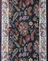 Area Rug 3x3 Round Country & Floral Black Color - Safavieh Chelsea Rug from RugPal