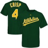 MLB Majestic Coco Crisp Oakland Athletics Player T-shirt - Green