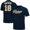San Diego Padres Majestic MLB Carlos Quentin #18 Name & Number T-Shirt (Navy)