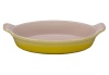Le Creuset Heritage Stoneware Oval Au Gratin Dish, 1-7/10-Quart, Soleil