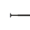 Umbra Coretto 1/2-Inch Drapery Tension Rod for Window, 36 to 54-Inch, Black