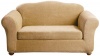 Sure Fit Stretch Royal Diamond 2-Piece Loveseat Slipcover, Gold