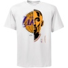 NBA Majestic Kobe Bryant Los Angeles Lakers Logo Man T-Shirt - White