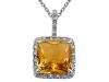 Genuine Citrine Pendant by Effy Collection®