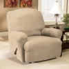 Sure Fit Stretch Suede Recliner Slipcover, Chocolate