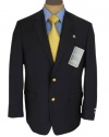 Ralph Lauren Mens 2 Button Navy Blue Wool Blazer Sport Coat Jacket - Size 39R