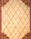 Area Rug 3x5 Rectangle European Burgundy Color - Momeni Maison Rug from RugPal