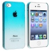 Snap-on Case compatible with Apple iPhone 4 / 4S , Clear Sky Blue Waterdrop