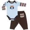 Hudson Baby Long Sleeve Bodysuit and Pant Set