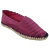 Capelli New York Bright Striped Espadrille With Crochet Stitching On A Rubber Outsole