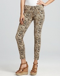 GUESS Jeans - Leopard Print Skinny Jeans