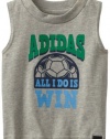 adidas Baby-Boys Infant ITB Winning Sleeveless Tee, Grey, 12 Months