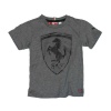 Puma Ferrari Kid's Big Logo T-Shirt, Grey, 6