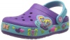 crocs CrocsLights Butterfly PS Clog (Toddler/Little Kid),Neon Purple/Aqua,10 M US Toddler
