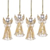 Lenox Angel Hanging Ornaments, Gold, Set of 4