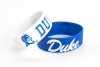 NCAA Duke Blue Devils Silicone Rubber Bracelet Set, 2-Pack