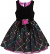 Bonnie Jean Little Girls Velvet Sweetheart Dress (6)