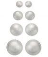 Unwritten Sterling Silver Earrings Set, Four Ball Studs
