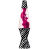 Lava Lite 2421 14.5-Inch Zebra Lava Lamp, Hot Pink Wax/Clear Liquid